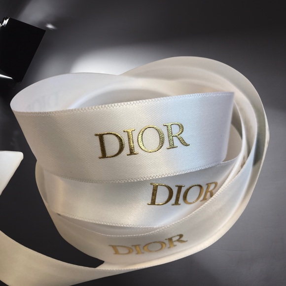 Dior 2 yds Gift Wrapping Satin Ribbon - Picture 1 of 5
